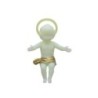 Enfant Jésus bras ouverts, fluorescent pour crèche, plusieurs tailles.