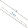 Chaine argent 925 °/°°, fermoir rond a ressort..