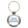 Porte-clés en métal couleur argenté de forme ronde Ø 3.8 cm. Livré en boite cadeaux. Existe avec différents Saints.