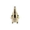 Mini brûle-encens en laiton, H 6 cm, Ø 3,2 cm. Boîte de 12.