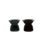 Brule parfum en ceramique decor en relief. H 6.50 cm Ø 7 cm. Boite presentoir de 20 pieces couleurs assorties..