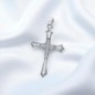 Croix en argent 925°/°° avec OZ au centre H 2.3 cm (1.1 g) Livré en boite