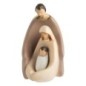 Sainte Famille moderne de couleur beige H. 10cm