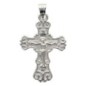 Croix large avec Christ en argent 925 °/°° H. 2 cm (1.18 g) Livré en boite