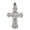 Croix large avec Christ en argent 925 °/°° H. 2 cm (1.18 g) Livré en boite