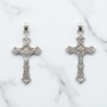 Croix forme baroque avec Christ en argent 925°/°° H 2.6 cm (2.2 g) Livré en boite