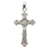 Croix forme baroque avec Christ en argent 925°/°° H 2.6 cm (2.2 g) Livré en boite