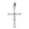 Croix en argent 925°/°° avec OZ H 1.9 cm (0.81 g) Livré en boite