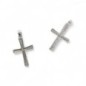 Croix en argent 925 °/°° avec OZ H. 2 cm (0.88 g) Livré en boite