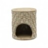 Brûle-parfum en céramique décor en relief, H 7,5 cm, Ø 6.50 cm. LOT DE 20 ASSORTIS