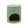 Brûle-parfum en céramique décor en relief, H 7,5 cm, Ø 6.50 cm. LOT DE 20 ASSORTIS