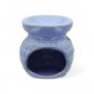 Brûle-parfum en céramique décor en relief, H 7,5 cm, Ø 7 cm LOT DE 20 ASSORTIS