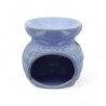 Brûle-parfum en céramique décor en relief, H 7,5 cm, Ø 7 cm LOT DE 20 ASSORTIS