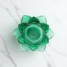 Bougeoir en verre forme fleur de lotus Ø 11 cm