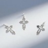 Croix en argent 925°/°° style baroque H 2 cm (1.22 g) Livré en boite