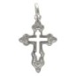 Croix en argent 925°/°° style baroque H 2 cm (1.22 g) Livré en boite