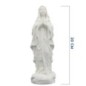 Statue fluorescente en résine de Notre Dame de Lourdes. Hauteur 20 cm.