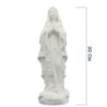 Statue fluorescente en résine de Notre Dame de Lourdes. Hauteur 20 cm.
