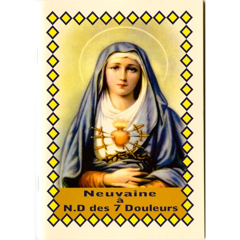Livret de neuvaine avec historique, prière, neuvaine H.15 x10 cm, nombreux saints.