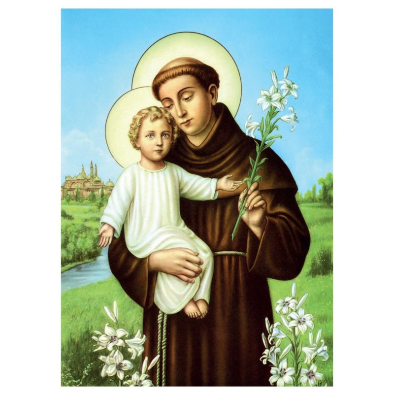 Poster image papier (135 g) H.26 x 19 cm, plusieurs saints.