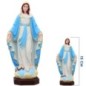Statue en Fibre de verre, intérieur et extérieur de la Vierge Miraculeuse en couleur. H 100 cm