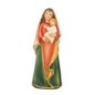 Statue en résine peinte à la main Vierge à l'enfant moderne couleur H- 12 cm-