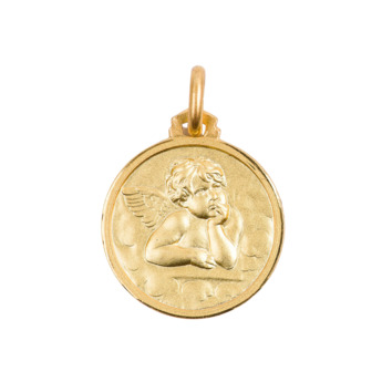 Médaille de Saint Christophe - Plaqué Or - 18 mm