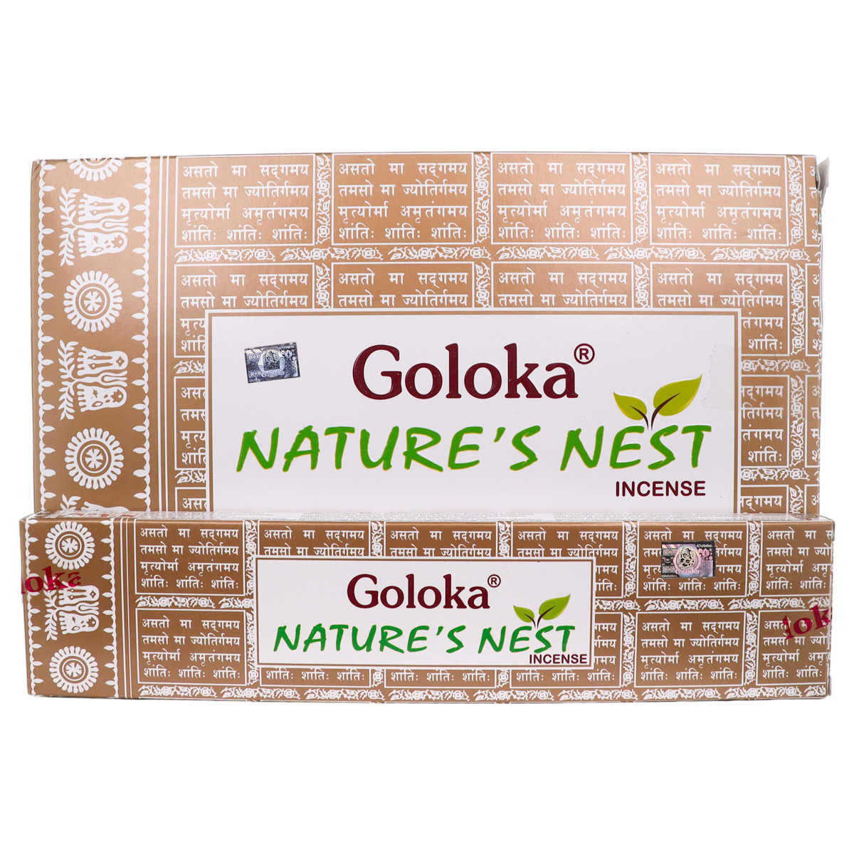 Boîte de 12 paquets de bâtonnets d'encens collection Goloka 15 g. Plusieurs modéles.