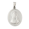 Médaille en acier inoxydable de couleur argenté H. 2.1 cm. Existe avec différents Saints.