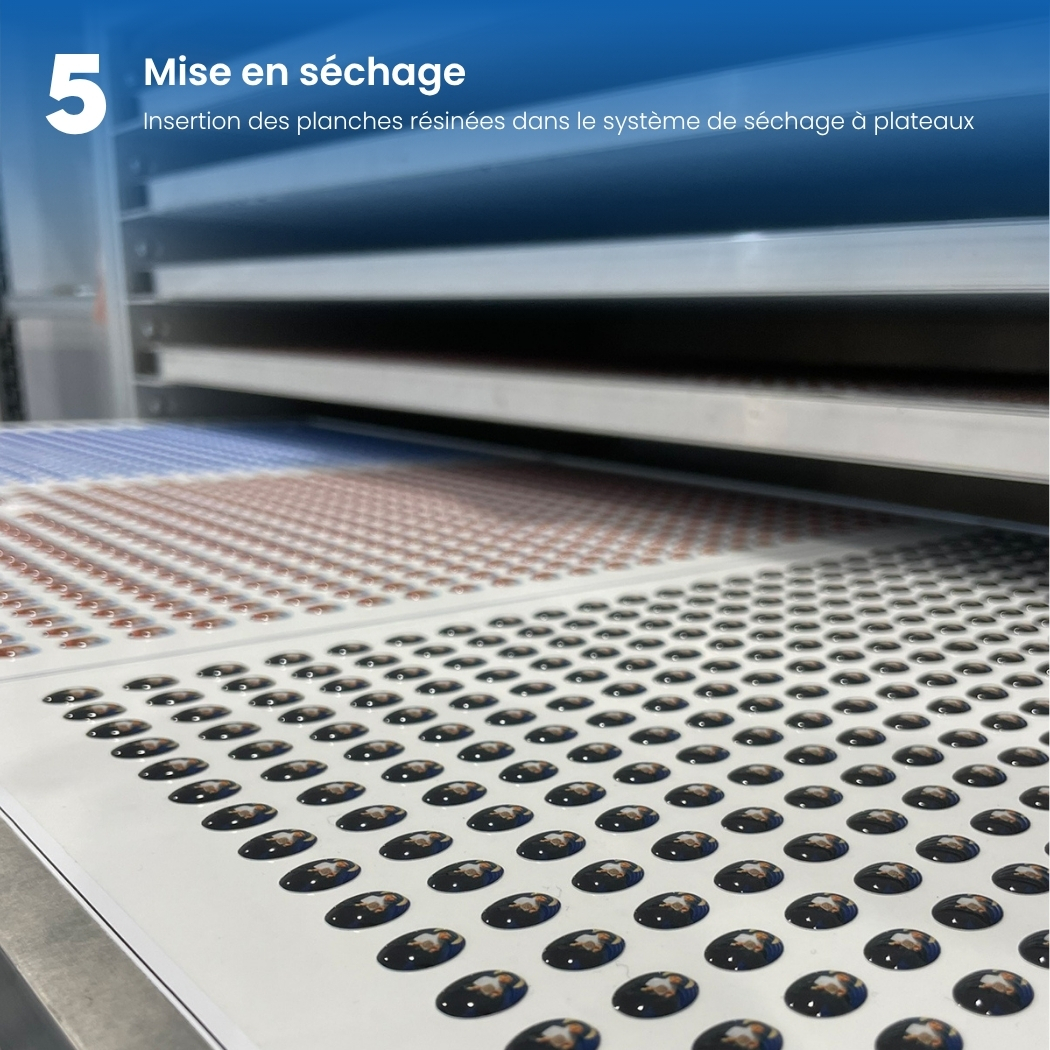 Mise en séchage